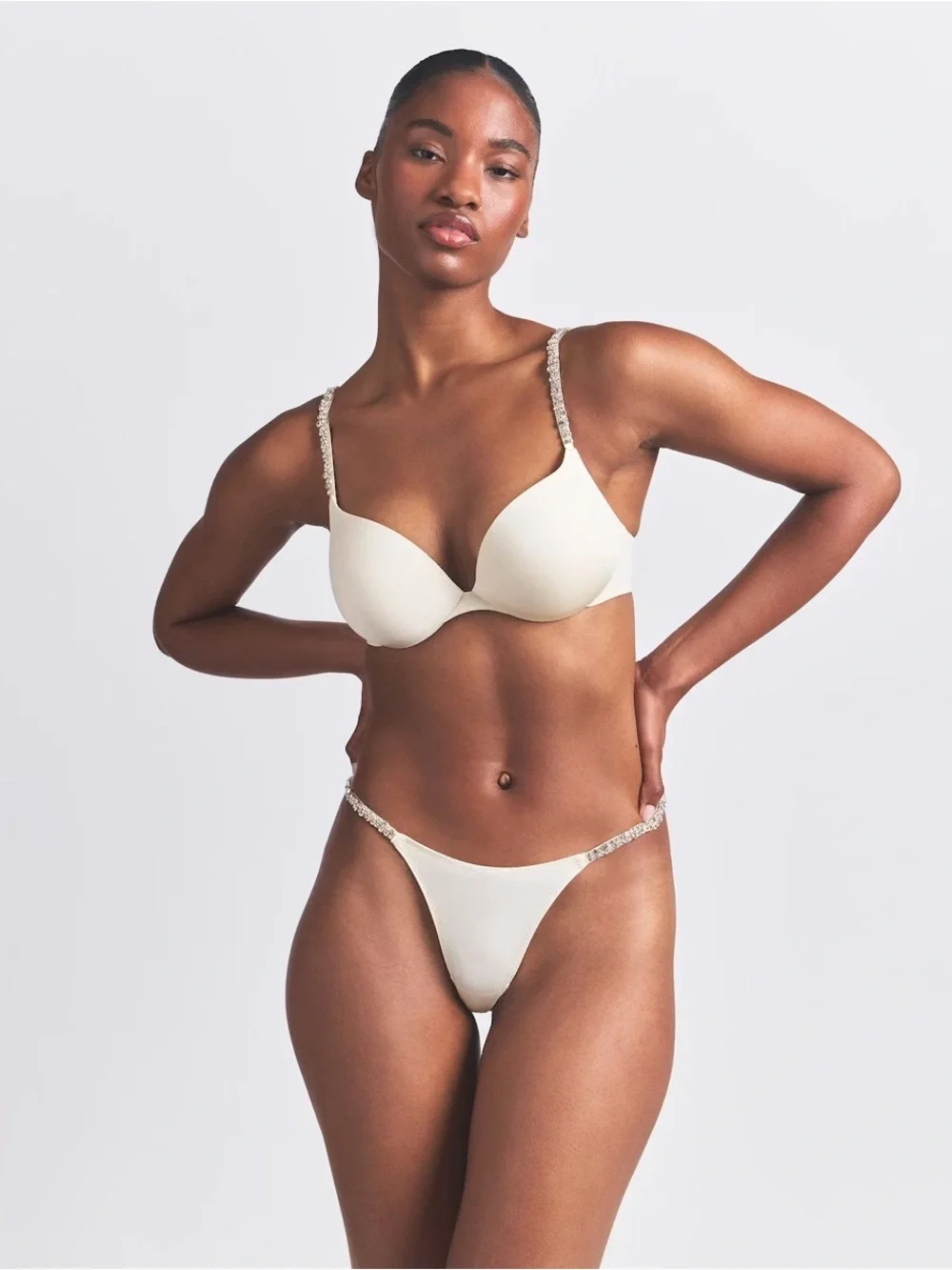 SKIMS ULTIMATE Rhinestone Teardrop Push-Up Bra